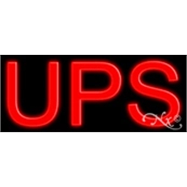 24" x 10" x 3" neon sign, suitable for indoor and... from ASI 30442 Above & Beyond Advertising Products / PromoAdLine