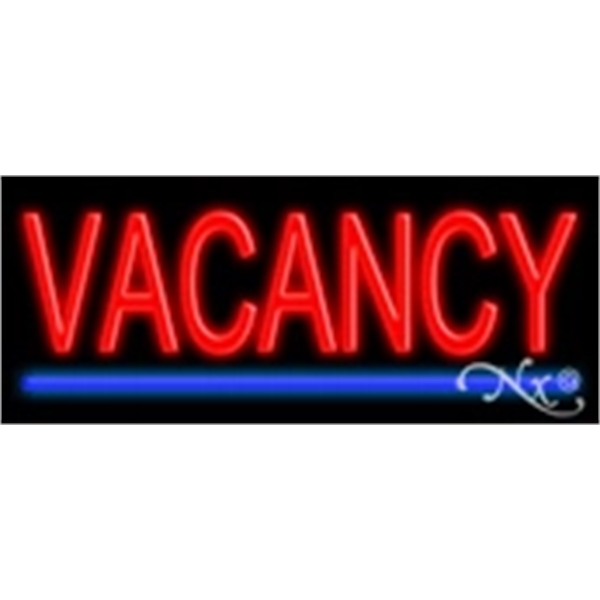 24" x 10" x 3" neon sign, suitable for indoor and... from ASI 30442 Above & Beyond Advertising Products / PromoAdLine