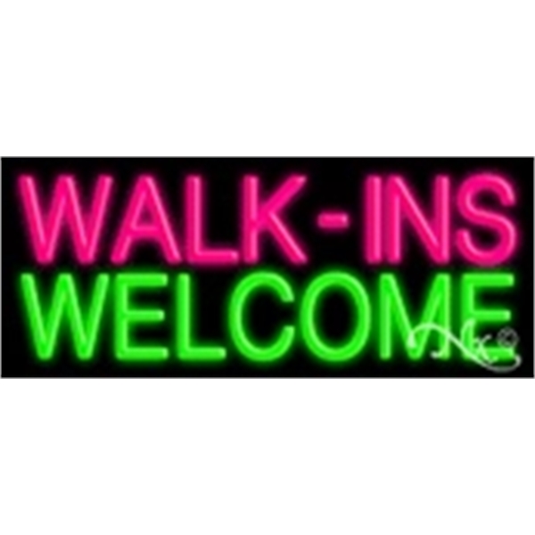 24" x 10" x 3" neon sign, suitable for indoor and... from ASI 30442 Above & Beyond Advertising Products / PromoAdLine