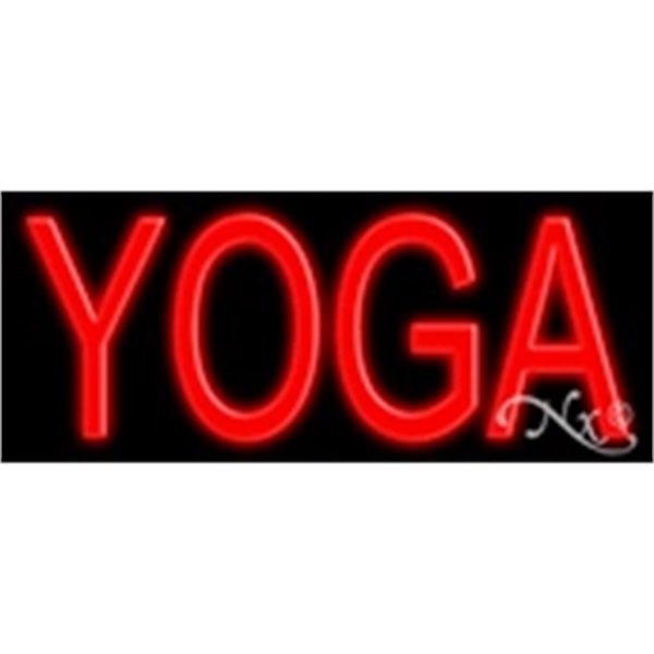 24" x 10" x 3" neon sign, suitable for indoor and... from ASI 30442 Above & Beyond Advertising Products / PromoAdLine