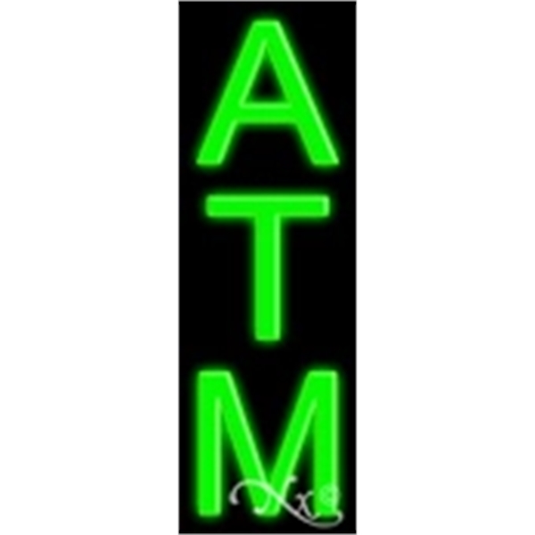 24" x 8" x 3" neon sign, suitable for indoor and... from ASI 30442 Above & Beyond Advertising Products / PromoAdLine