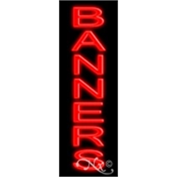 24" x 8" x 3" neon sign, suitable for indoor and... from ASI 30442 Above & Beyond Advertising Products / PromoAdLine