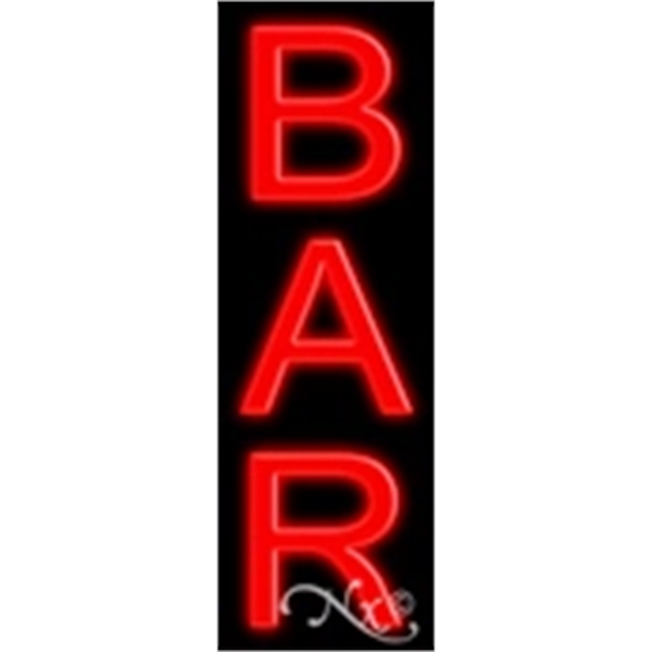 24" x 8" x 3" neon sign, suitable for indoor and... from ASI 30442 Above & Beyond Advertising Products / PromoAdLine