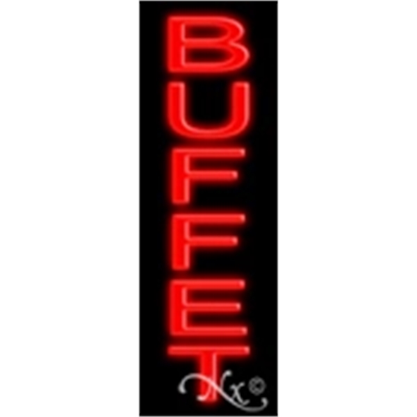24" x 8" x 3" neon sign, suitable for indoor and... from ASI 30442 Above & Beyond Advertising Products / PromoAdLine
