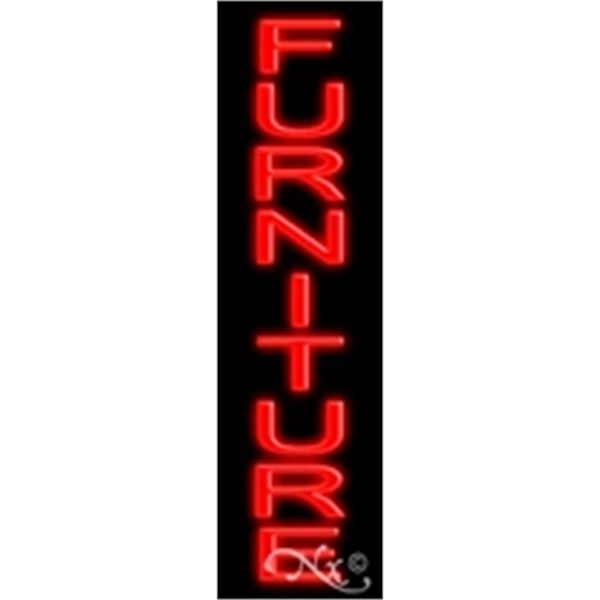 29" x 8" x 3" Furniture economic neon sign, mounted on... from ASI 30442 Above & Beyond Advertising Products / PromoAdLine