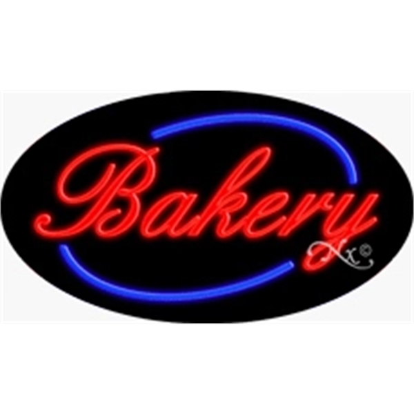 17" x 30" x 3" oval-shaped neon sign with flashing lights;... from ASI 30442 Above & Beyond Advertising Products / PromoAdLine