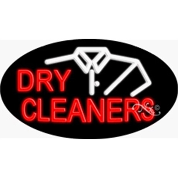 17" x 30" x 3" oval-shaped neon sign with flashing lights;... from ASI 30442 Above & Beyond Advertising Products / PromoAdLine