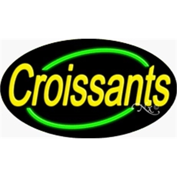 17" x 30" x 3" oval shaped, flashing neon sign; for... from ASI 30442 Above & Beyond Advertising Products / PromoAdLine