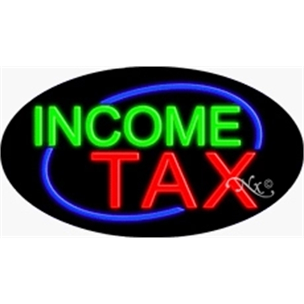 17" x 30" x 3" oval shaped, flashing neon sign; for... from ASI 30442 Above & Beyond Advertising Products / PromoAdLine