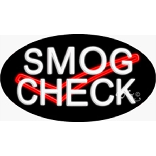 17" x 30" x 3" oval shaped, flashing neon sign; for... from ASI 30442 Above & Beyond Advertising Products / PromoAdLine