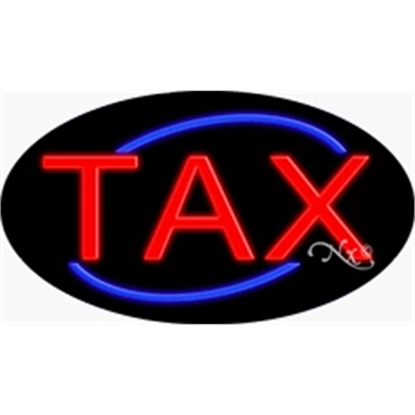 17" x 30" x 3" oval shaped, flashing neon sign; for... from ASI 30442 Above & Beyond Advertising Products / PromoAdLine