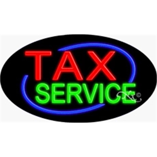 17" x 30" x 3" oval shaped, flashing neon sign; for... from ASI 30442 Above & Beyond Advertising Products / PromoAdLine