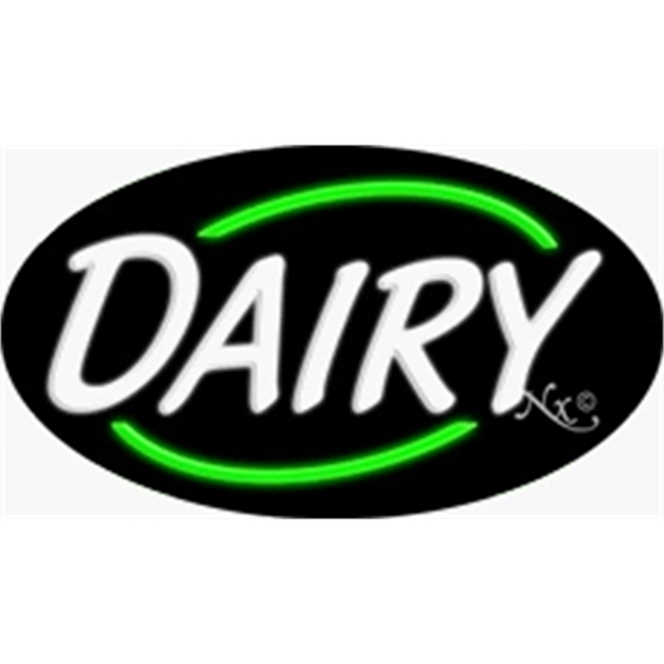 17" x 30" x 3" oval-shaped neon sign with flashing lights;... from ASI 30442 Above & Beyond Advertising Products / PromoAdLine