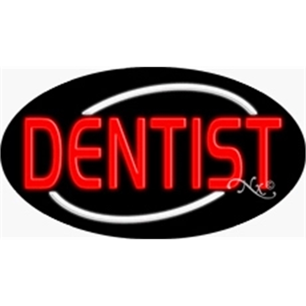 17" x 30" x 3" oval-shaped neon sign with flashing lights;... from ASI 30442 Above & Beyond Advertising Products / PromoAdLine