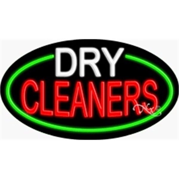 17" x 30" x 3" oval-shaped neon sign with flashing lights;... from ASI 30442 Above & Beyond Advertising Products / PromoAdLine