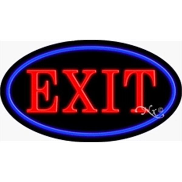 17" x 30" x 3" oval-shaped neon sign with flashing lights;... from ASI 30442 Above & Beyond Advertising Products / PromoAdLine