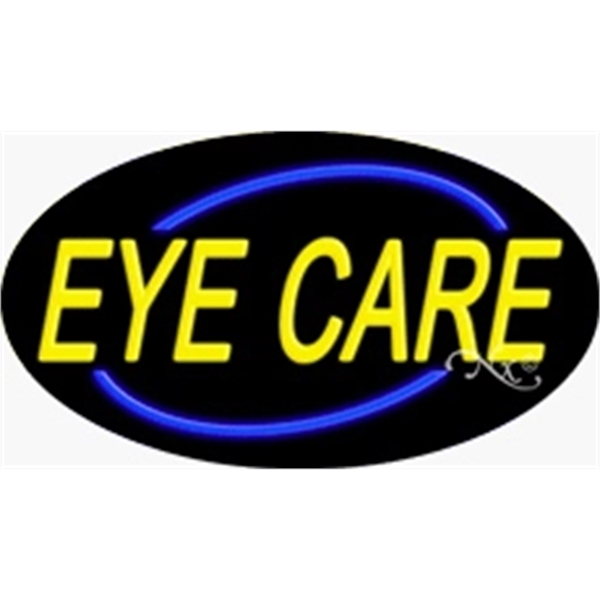 17" x 30" x 3" oval-shaped neon sign with flashing lights;... from ASI 30442 Above & Beyond Advertising Products / PromoAdLine