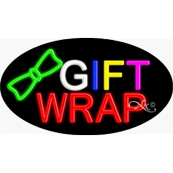 17" x 30" x 3" oval-shaped neon sign with flashing lights;... from ASI 30442 Above & Beyond Advertising Products / PromoAdLine