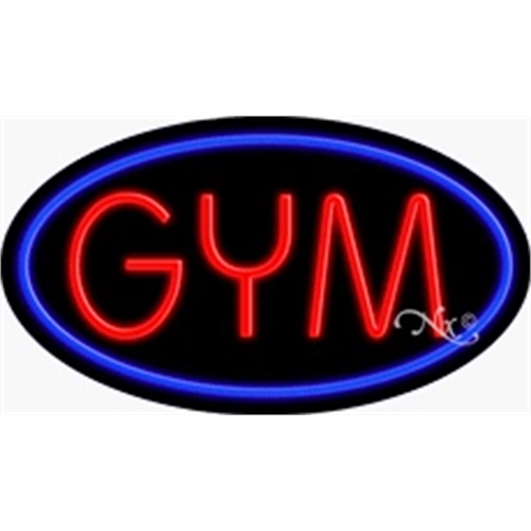 17" x 30" x 3" oval-shaped neon sign with flashing lights;... from ASI 30442 Above & Beyond Advertising Products / PromoAdLine