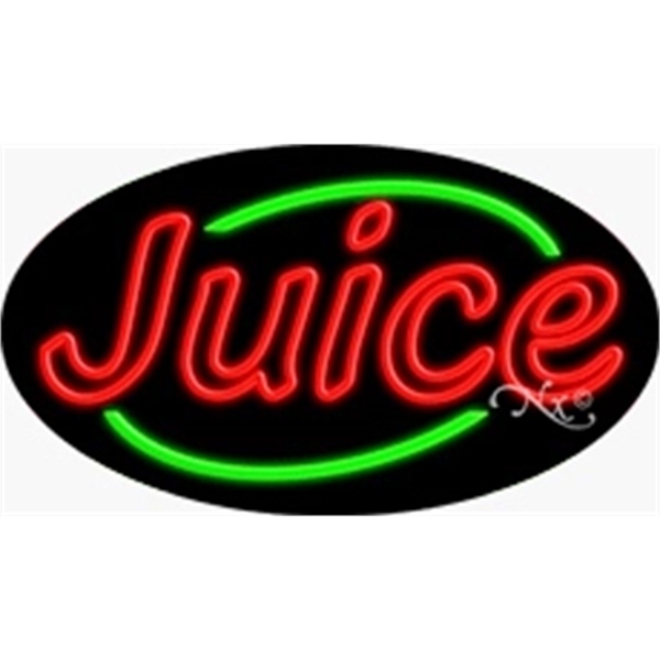 17" x 30" x 3" oval-shaped neon sign with flashing lights;... from ASI 30442 Above & Beyond Advertising Products / PromoAdLine