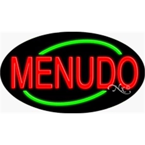 17" x 30" x 3" oval-shaped neon sign with flashing lights;... from ASI 30442 Above & Beyond Advertising Products / PromoAdLine