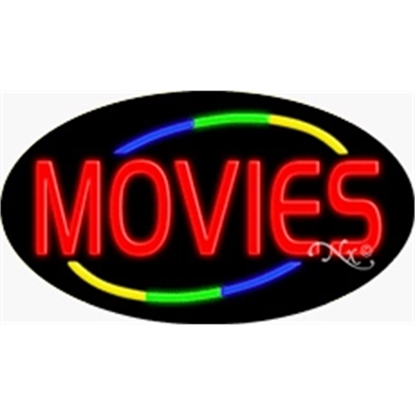 17" x 30" x 3" oval-shaped neon sign with flashing lights;... from ASI 30442 Above & Beyond Advertising Products / PromoAdLine