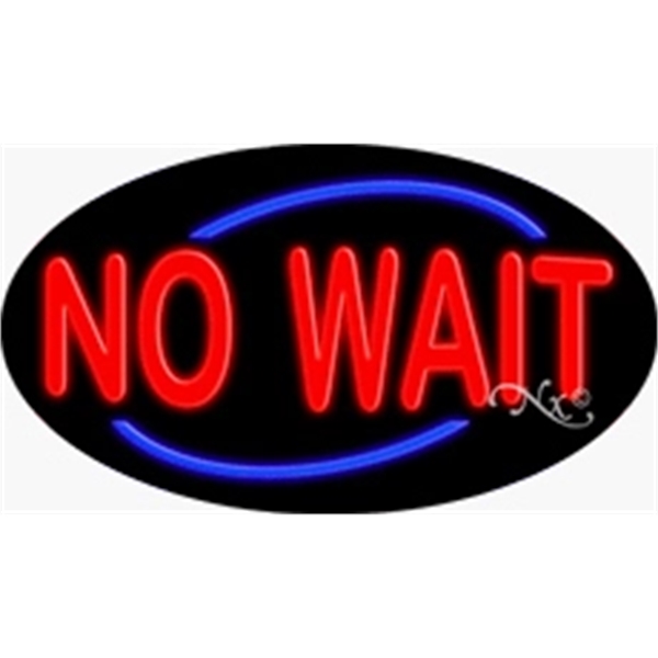 17" x 30" x 3" oval-shaped neon sign with flashing lights;... from ASI 30442 Above & Beyond Advertising Products / PromoAdLine