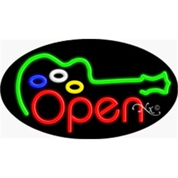 17" x 30" x 3" oval-shaped neon sign with flashing lights;... from ASI 30442 Above & Beyond Advertising Products / PromoAdLine