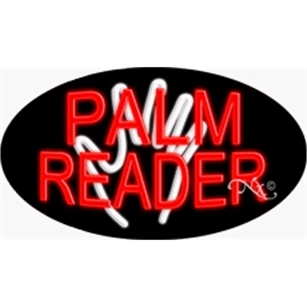 17" x 30" x 3" oval-shaped neon sign with flashing lights;... from ASI 30442 Above & Beyond Advertising Products / PromoAdLine