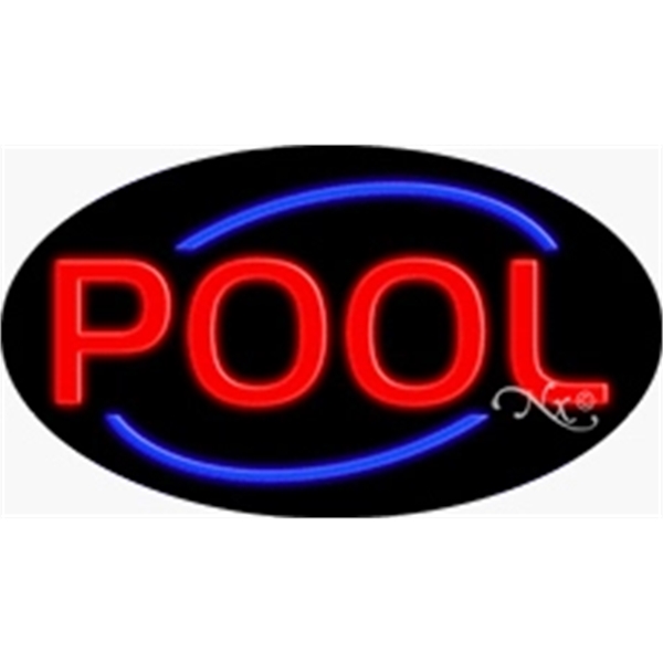 17" x 30" x 3" oval-shaped neon sign with flashing lights;... from ASI 30442 Above & Beyond Advertising Products / PromoAdLine