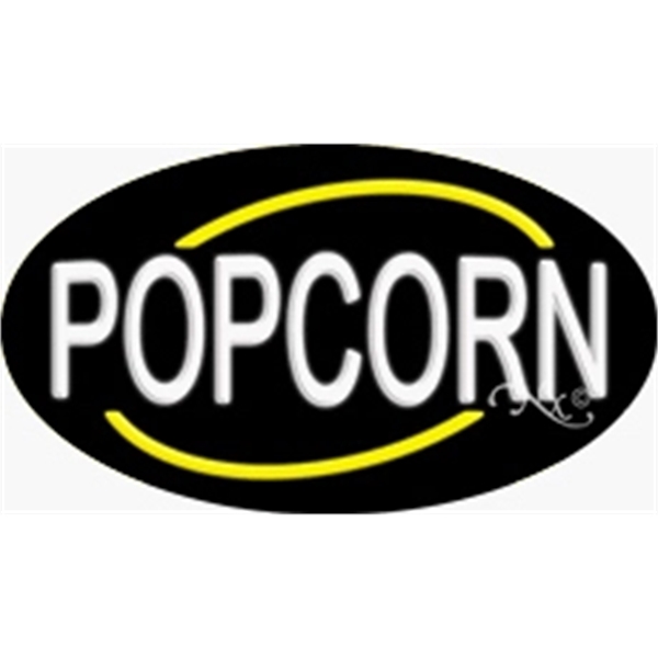 17" x 30" x 3" oval-shaped neon sign with flashing lights;... from ASI 30442 Above & Beyond Advertising Products / PromoAdLine