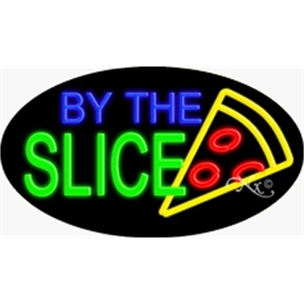 17" x 30" x 3" oval-shaped neon sign with flashing lights;... from ASI 30442 Above & Beyond Advertising Products / PromoAdLine