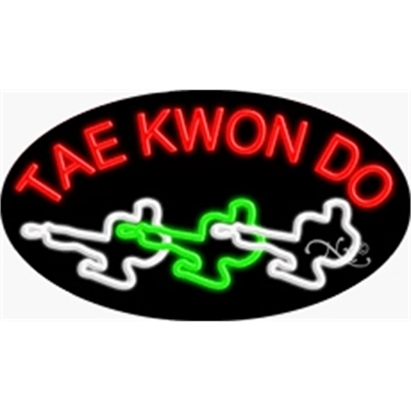 17" x 30" x 3" oval-shaped neon sign with flashing lights;... from ASI 30442 Above & Beyond Advertising Products / PromoAdLine