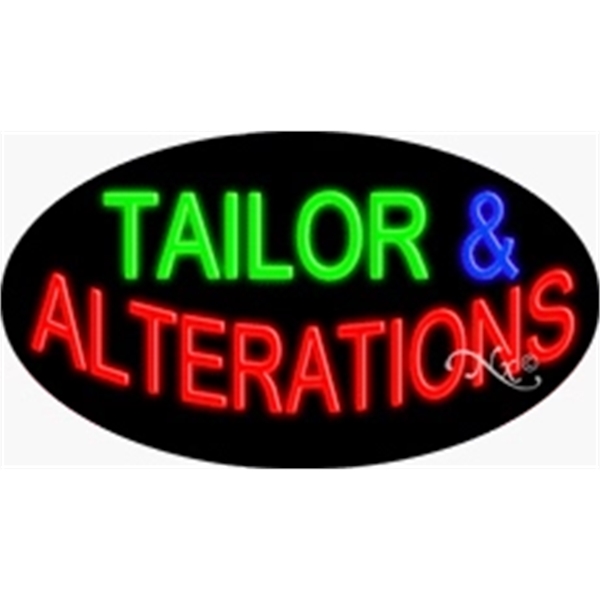 17" x 30" x 3" oval-shaped neon sign with flashing lights;... from ASI 30442 Above & Beyond Advertising Products / PromoAdLine