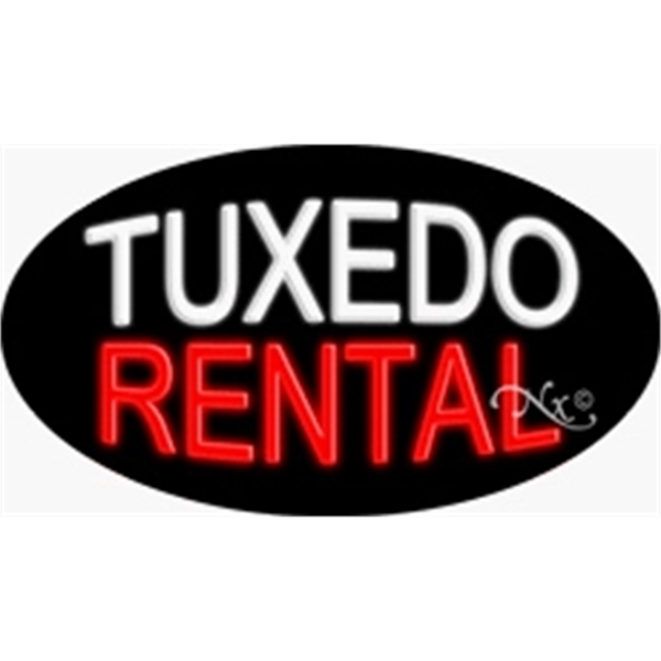 17" x 30" x 3" oval-shaped neon sign with flashing lights;... from ASI 30442 Above & Beyond Advertising Products / PromoAdLine