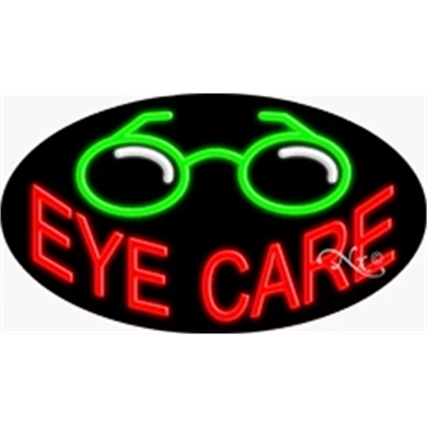 17" x 30" x 3" oval-shaped neon sign with flashing lights;... from ASI 30442 Above & Beyond Advertising Products / PromoAdLine