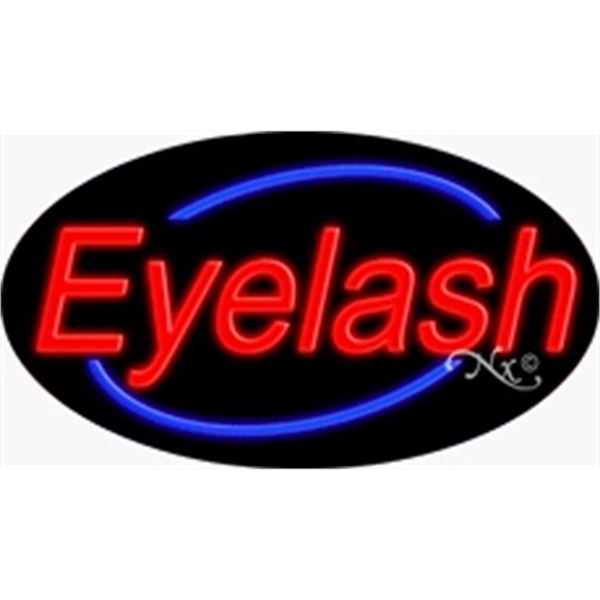 17" x 30" x 3" oval-shaped neon sign with flashing lights;... from ASI 30442 Above & Beyond Advertising Products / PromoAdLine