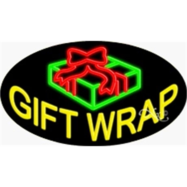 17" x 30" x 3" oval-shaped neon sign with flashing lights;... from ASI 30442 Above & Beyond Advertising Products / PromoAdLine