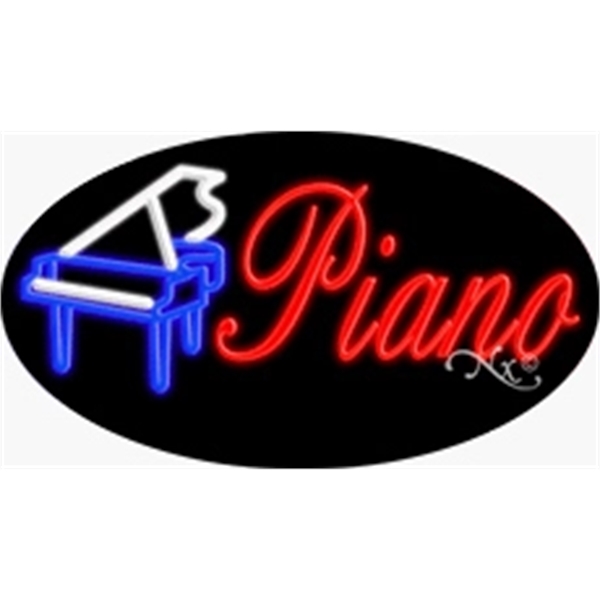 17" x 30" x 3" oval-shaped neon sign with flashing lights;... from ASI 30442 Above & Beyond Advertising Products / PromoAdLine