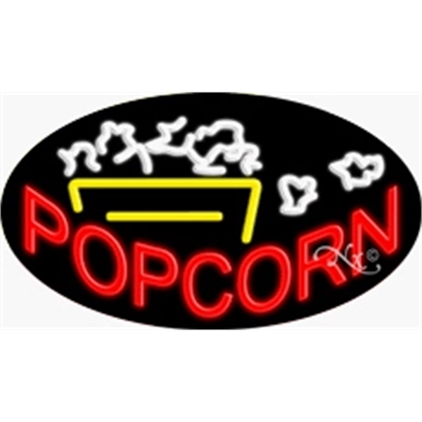 17" x 30" x 3" oval-shaped neon sign with flashing lights;... from ASI 30442 Above & Beyond Advertising Products / PromoAdLine