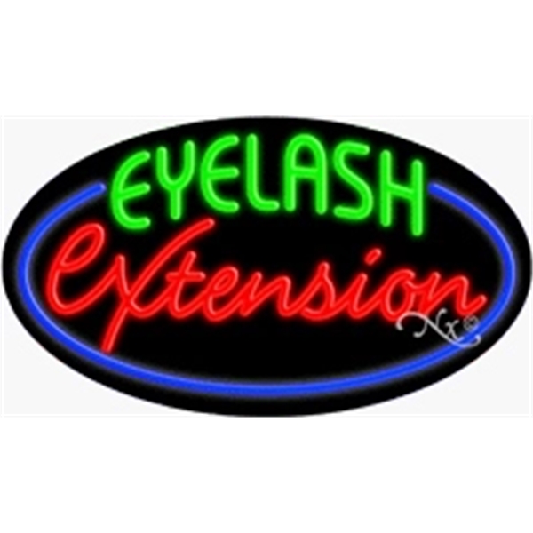 17" x 30" x 3" oval-shaped neon sign with flashing lights;... from ASI 30442 Above & Beyond Advertising Products / PromoAdLine