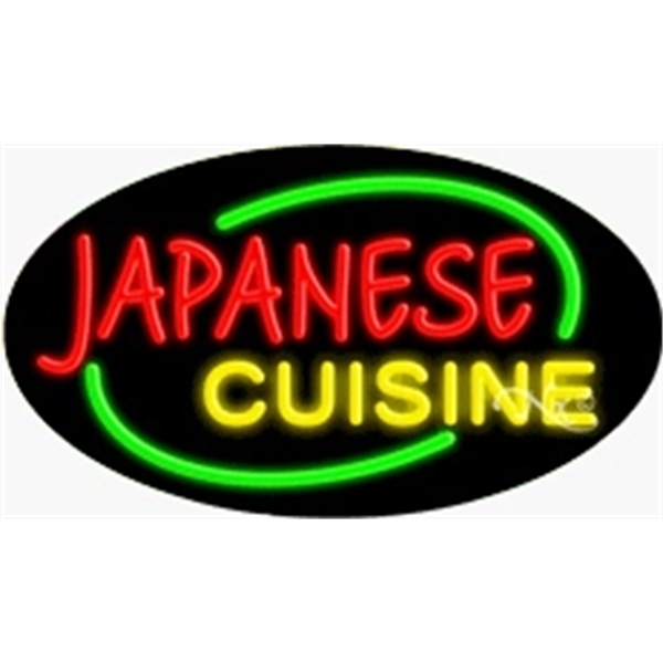 17" x 30" x 3" oval shaped, flashing neon sign; for... from ASI 30442 Above & Beyond Advertising Products / PromoAdLine