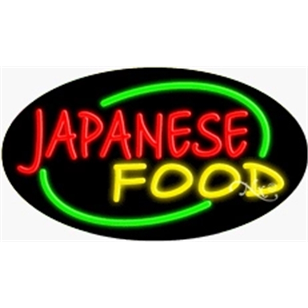 17" x 30" x 3" oval shaped, flashing neon sign; for... from ASI 30442 Above & Beyond Advertising Products / PromoAdLine