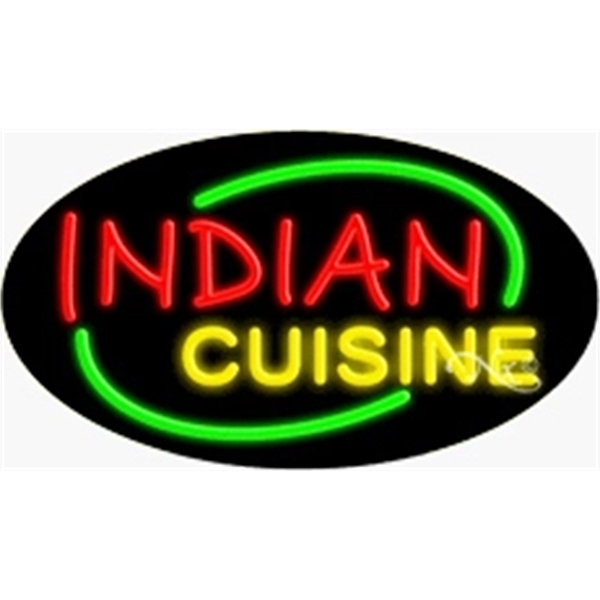 17" x 30" x 3" oval shaped, flashing neon sign; for... from ASI 30442 Above & Beyond Advertising Products / PromoAdLine