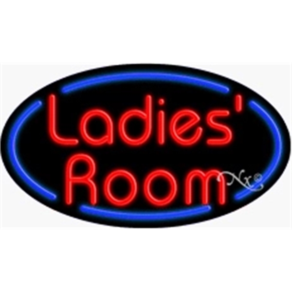 17" x 30" x 3" oval shaped, flashing neon sign; for... from ASI 30442 Above & Beyond Advertising Products / PromoAdLine