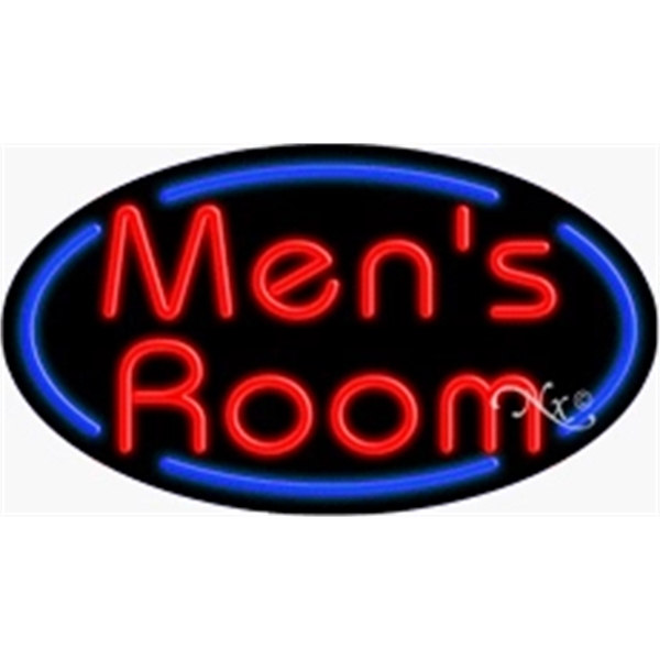 17" x 30" x 3" oval shaped, flashing neon sign; for... from ASI 30442 Above & Beyond Advertising Products / PromoAdLine