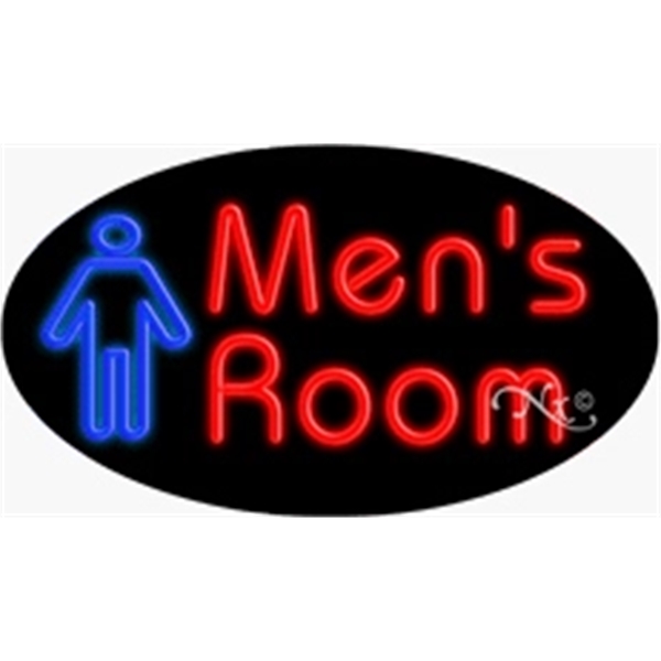 17" x 30" x 3" oval shaped, flashing neon sign; for... from ASI 30442 Above & Beyond Advertising Products / PromoAdLine