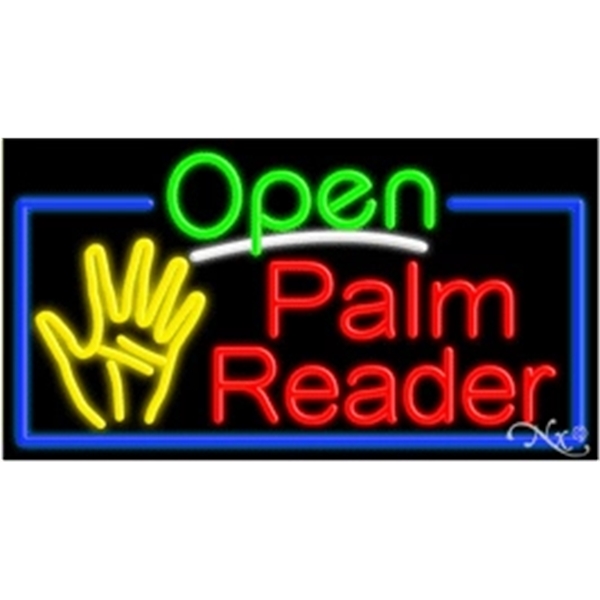 20" x 37" x 3" neon sign with open.... from ASI 30442 Above & Beyond Advertising Products / PromoAdLine
