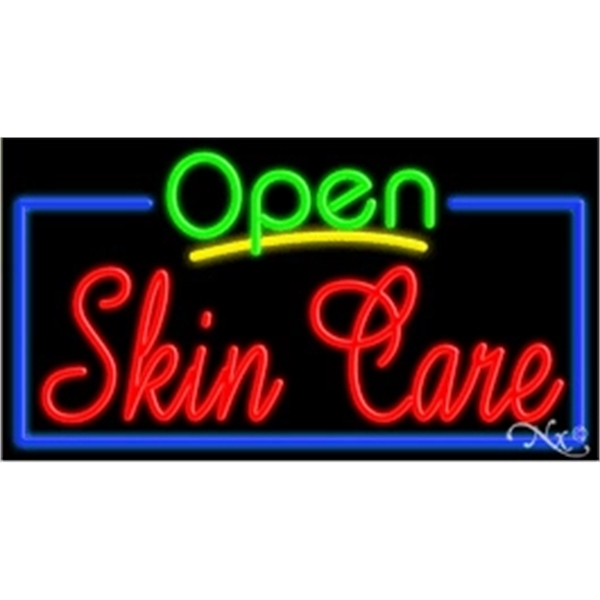 20" x 37" x 3" neon sign with open.... from ASI 30442 Above & Beyond Advertising Products / PromoAdLine