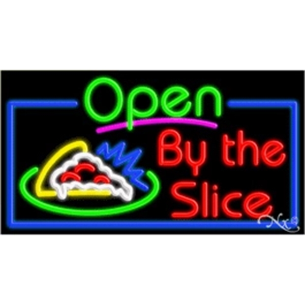 20" x 37" x 3" neon sign with open.... from ASI 30442 Above & Beyond Advertising Products / PromoAdLine